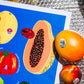 Fruit Sticker Poster by Buffet x Alice Oehr